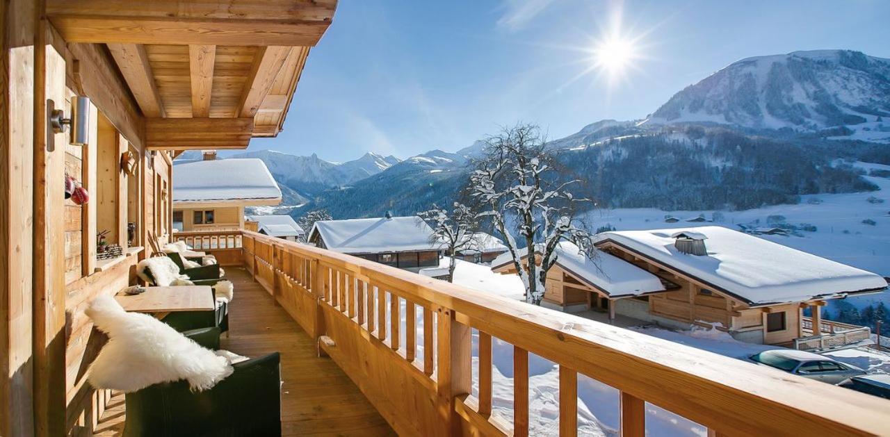 Chalet & Spa Alpaga Manigod Exterior foto